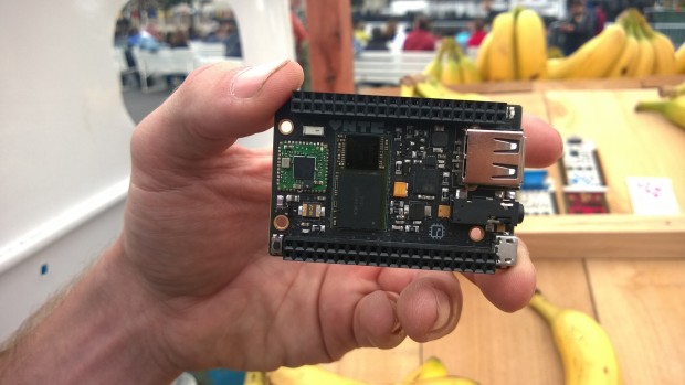 Der Chip wurde auf der Maker Faire Bay Area 2015 der Öffentlichkeit erstmals gezeigt. (Foto: Alexander Merz/Golem.de)
